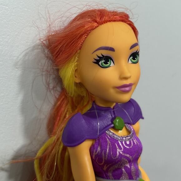 Mattel DC Super Hero Girls Teen Titans Intergalactic Gala Starfire Action Doll - Picture 2 of 9